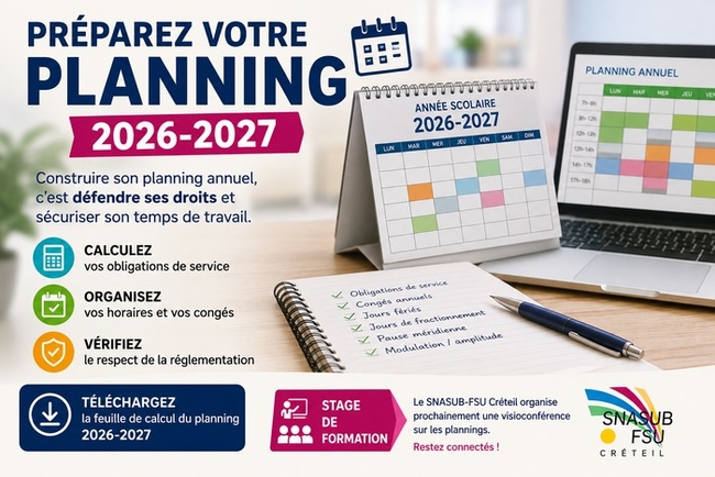 ARTT 2026-2027